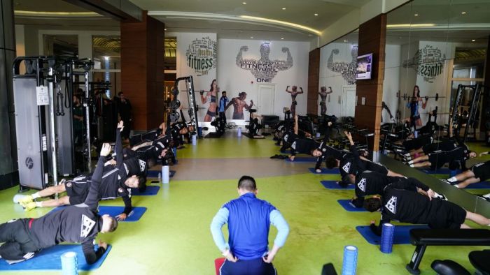 Gaziantep FK salonda güç ve kuvvet çalıştı